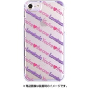 73148 [iPhone 6/iPhone 6S/iPhone 7 用 クリアハードケース Lovetoxic ロゴ総柄/クリア]