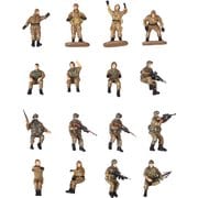 MODAS72077K [1/72 ミリタリー完成品シリーズ ロシア軍 現用AFVクルー＆歩兵セット 16体 (軍服：カーキ)w/武器]