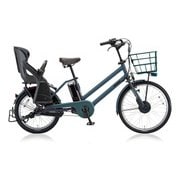 電動アシスト自転車 2018年モデル 前24型/後20型タイヤサイズ 内装3段変速 14.3Ahバッテリー BG0B48 3P800C0 bikke GRI dd(ビッケ グリ dd) T.Xディープグリーン 前輪モーター×後輪ベルト両輪駆動