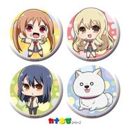 カナちび 缶バッジ アホガール 4個セット [キャラクターグッズ]