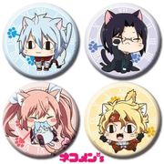 ネコメンズ 缶バッジセット 時間の支配者 4個セット [キャラクターグッズ]