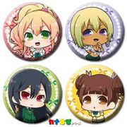 カナちび 缶バッジ はじめてのギャル 4個セット [キャラクターグッズ]
