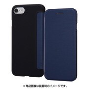 IN-P7SSLC1/DN [iPhone 8/7用 レザーフラップ付きスリムケース ダークネイビー]