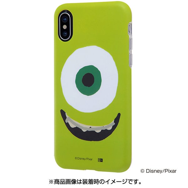 In Dp8h Mi Iphone X用 Tpuソフトケース クローズアップ ディズニー ピクサーキャラクター マイク