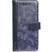 OWL-CVIP801-CANV [iPhone X 手帳型ケース kuboq ネイビー]
