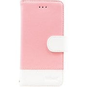 OWL-CVIP805-LPW [iPhone X 手帳型ケース kuboq ライトピンク×ホワイト]