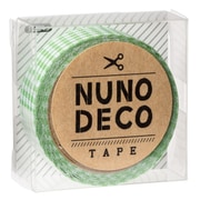 NUNO DECO TAPE 布デコテープ みどり チェック GFTK11-845