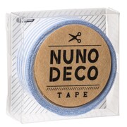 NUNO DECO TAPE 布デコテープ みずいろ しましま GFTK11-848