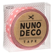 NUNO DECO TAPE 布デコテープ うすべに 水玉 GFTK11-850