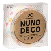 NUNO DECO TAPE 布デコテープ しろい カラフルハート GFTK11-852
