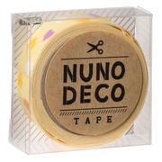 NUNO DECO TAPE 布デコテープ きいろ カラフルハート GFTK11-854