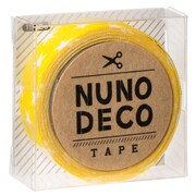 NUNO DECO TAPE 布デコテープ きいろ スター GFTK11-858
