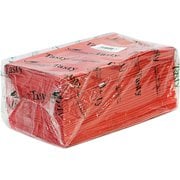 D28-PL-J [カラー ナプキン プラム 赤 45×45cm 50枚入 日本製]