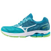 J1GD180607 [ランニングシューズ レディース WAVE RIDER 21 ワイド（3E相当） ブルー×ホワイト×ブルー 25.0cm]