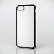 PM-A17MPVKMBK [iPhone 8/7用 シェルカバー 極み サイドメッキ ブラック]