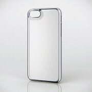 PM-A17MPVKMSV [iPhone 8/7用 シェルカバー 極み サイドメッキ シルバー]