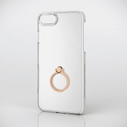 PM-A17MPVRGD [iPhone 8/7用 シェルカバー リング付 ゴールド]