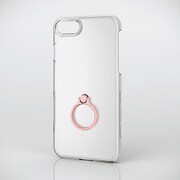 PM-A17MPVRPN [iPhone 8/7用 シェルカバー リング付 ピンク]