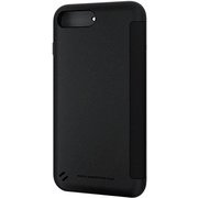PM-A17LTSSBK [iPhone 8 Plus/7 Plus用 ケース TOUGH SLIM シェルフラップ ブラック]