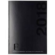 2018 FOB A5 ダイアリーノート (W) 黒 PBF50K18