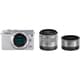 EOS M100 ダブルレンズキット ホワイト [ボディ＋交換レンズ「EF-M15-45mm F3.5-6.3 IS STM」「EF-M22mm F2 STM」]