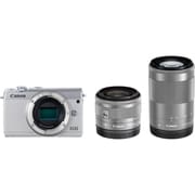 EOS M100 ダブルズームキット ホワイト [ボディ＋交換レンズ「EF-M15-45mm F3.5-6.3 IS STM」「EF-M55-200mm F4.5-6.3 IS STM」]