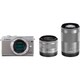 EOS M100 ダブルズームキット グレー [ボディ＋交換レンズ「EF-M15-45mm F3.5-6.3 IS STM」「EF-M55-200mm F4.5-6.3 IS STM」]
