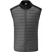 PING17FW バークレー ベスト Barkley Vest アスファルト/ブラック L [フルジップ中綿ベスト]