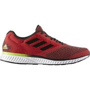CG4937-275 [メンズ ランニングシューズ Mana BOUNCE racer knit (マナ バウンスレーサー ニット) スカーレット/コアブラック/セミソーラーイエロー 27.5cm]