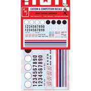 MKA023 [スポーツカー用 基本デカールセット 1/24スケール＆1/25スケール 模型用デカールシリーズ]