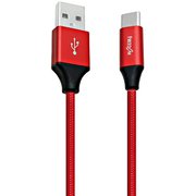 FUSB-CAAM510MR [Type-Cメッシュケーブル 1.0m レッド]