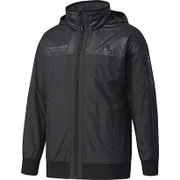 DUQ97-CD2888-J/M M [メンズ adidas 24/7 ウインドブレーカー ジャケット (裏起毛) Mサイズ]