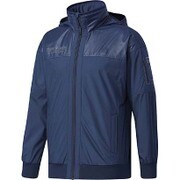 DUQ97-CD2889-J/M M [メンズ adidas 24/7 ウインドブレーカー ジャケット (裏起毛) Mサイズ]
