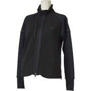 DUV24-CD3026-J/L W [レディース ID Pls ファブリックミックス ジャケット Lサイズ]