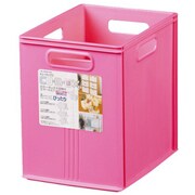 収納ボックス キューBOX スリム ソフィー深型 ピンク