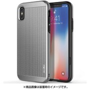 OB_I8NCSDLSM_SV [スリムメタPCTPUハイブリッドケース iPhone XS/X用 ダークシルバー]