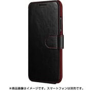 VR_I8NCSLLDL_BR [レイヤードダンディーレザー手帳型ケース iPhone X用 ブラックワイン]