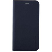 VR_I8NCSGLGD_NV [ジェニュインレザーダイアリー本革手帳型ケース iPhone X用 ネイビー]