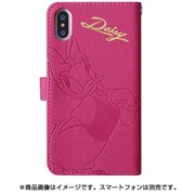 0567 [ディズニー金箔押しケース iPhone X用 /デイジー紫]