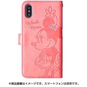 0557 [ディズニーストーンケース iPhone X用 /ミニー桃]