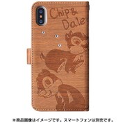 0560 [ディズニーストーンケース iPhone X用 /チップデール木目]