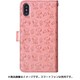 0555 [スヌーピーパターンエンボスケース iPhone X用 /スヌーピー桃]