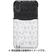 0578 [スヌーピーポケットケース iPhone X用 /スヌーピー総柄白黒]