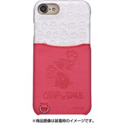 0434 [ディズニーポケットケース iPhone 8/7/6s/6用 チップデール/ホワイトピンク]