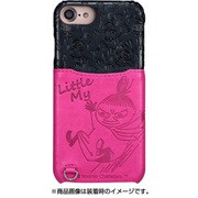 0436 [ムーミンポケットケース iPhone 8/7/6s/6用 リトルミイB/ブラックピンク]