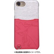 0437 [ムーミンポケットケース iPhone 8/7/6s/6用 スナフキン/ホワイトピンク]