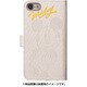 0386 [ディズニー金箔押しエンボスブックケース iPhone 8/7/6s/6用 ミッキー/ホワイト]
