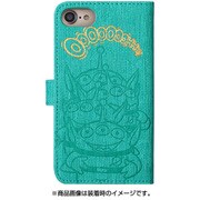 0390 [ディズニー金箔押しエンボスブックケース iPhone 8/7/6s/6用 エイリアン/グリーン]