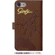 0391 [ディズニー金箔押しエンボスブックケース iPhone 8/7/6s/6用 グーフィー/ブラウン]