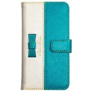0446 [リボンブックケース iPhone 8/7/6s/6用 ブルー]